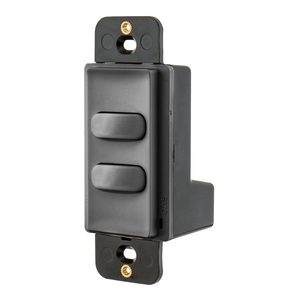 LCP, Low Voltage Switch/Dimming, 2Button, Black