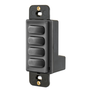LCP, Low Voltage Switch/Dimming, 4Button, Black