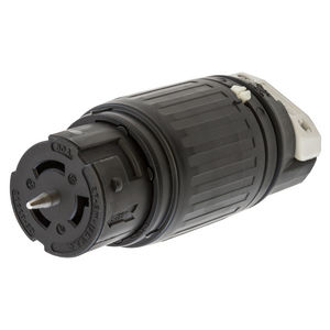 Hubbell GE 4-Wire Twist Lock Cap Male Grounding Plug LD7765 50A 250VDC 600VAC 