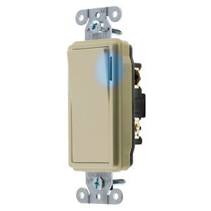 Hubbell HBL1201I Ivory Single Pole Spec Grade Switch 120/277 15A BOX OF 10  t31 