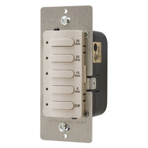 Timer Switches, Single Pole, 8.3A120/277V AC, 30 Minute Delay Time Out, Light Almond