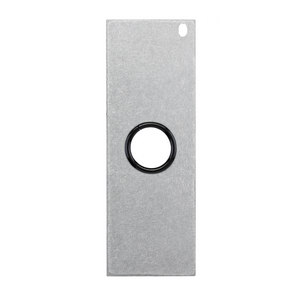 8/10-Gang Series, Mounting Plate, 1-Gang, (1) 1" Cable Feed Through Opening with Bushing