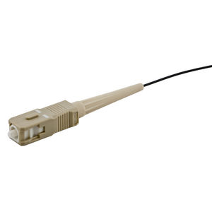 Fusion Splice Connector, SC, OM2, Beige, 6 Pack