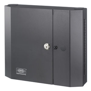 FCW Series Wall Mount Cabinet, 2 Door, With Handles, 4 Adapter Panels, Black, GSA, Black