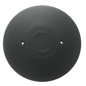 Low Voltage Large Capacity Flush Furniture Feed Series, Cover/Flange, 1-1/4"/2" KO,  Black Finish
