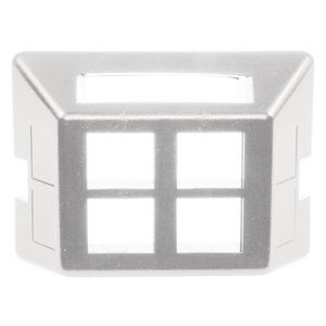 Plates, Furniture Feed, Standard, 4- Port, White