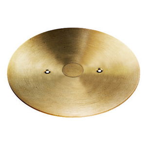 Flush Furniture Feed Series, Single Service, Cover Flange, Brass Finish
