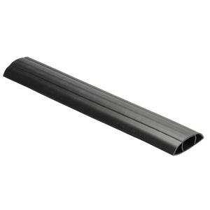 FloorTrak Flexible Non-Metallic Cover for Cables, Size 10, Black, 3'