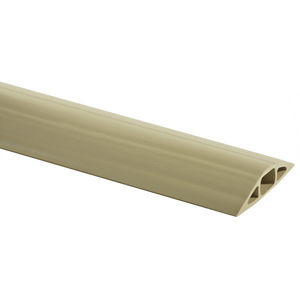 FloorTrak Flexible Non-Metallic Cover for Cables, Size 2, Beige, 10'