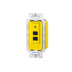 Extra Heavy Duty UL Type 3R Rated GFCI Module with Manual Set, 20A, 120V AC, Yellow