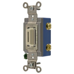 Extra Heavy Duty Industrial Grade, Locking Toggle Switches, General Purpose AC, Double Pole, 15A 120/277V AC, Back and Side Wired Key Guide