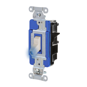 EdgeConnect™ Industrial Switch, Toggle, 15A 120/277V, Illuminated, Light Almond