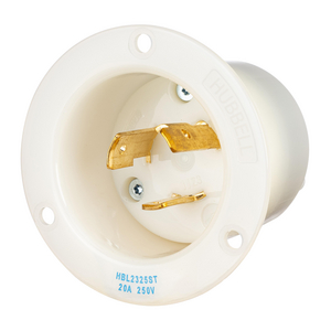 20A 120/208V 4 Pole 4 Wire Details about   Hubbell 7413C Twist Lock Receptacle 3 Phase 