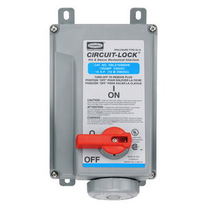 Heavy Duty Products, IEC Pin and Sleeve Devices, Industrial Grade, Female, Mechanically Interlocked Receptacle, 100A 125V AC, 2-Pole 3-Wire Grounding
