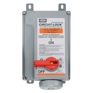 Heavy Duty Products, IEC Pin and Sleeve Devices, Industrial Grade, Female, Mechanically Interlocked Receptacle, 20A 125/250V, 3-Pole 4-Wire Grounding