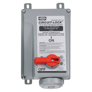 Heavy Duty Products, IEC Pin and Sleeve Devices, Industrial Grade, Female, Mechanically Interlocked Receptacle, 20A 3-Phase Delta 600V AC,