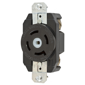 Hubbell IG 2530 Isolated Grd Orange Twist-Lock 4P/5W 347V/600V 30A 3-Phase Y t13 