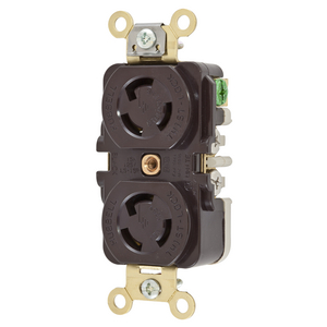 Hubbell HBL4723VY Twistlock Locking Valise Plug 15 amp L5-15P 125V 