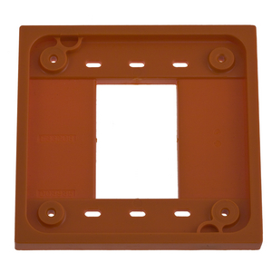 Straight Blade Devices, Accessories, 4-Plex Adapter Plate for 1 and 2 Gang device boxes, Orange, Single Pack