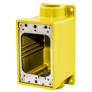 Watertight Series, FD Box, 1" NPT, Yellow