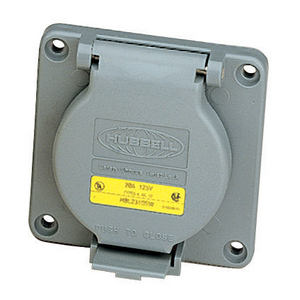 Temporary Power Products, Spider Portable Power, Replacement Parts, Flanged Inlet, 50A 125/250V