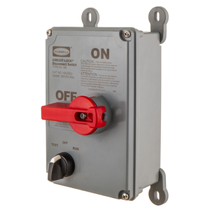 Disconnect Switches, 30A 600V AC, Unfused, With Jog, In NEMA 4X Enclosure