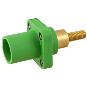 Hubbell HBL15FGN Single Pole Connector Female Green G6221731 for sale online 