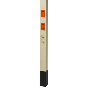 Aluminum Service Poles, 10'2", 2) IG 1) IG/Surge, Ivory