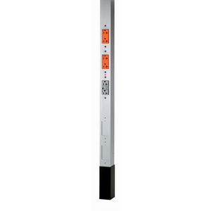 Aluminum Service Poles, 10'2", 2) IG 1) IG/Surge, Gray