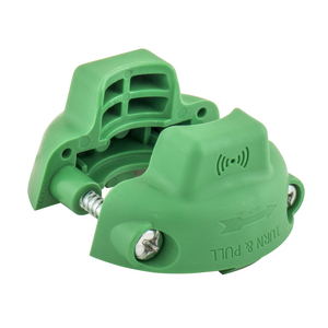 Locking, Size 2 Cord Clamp, GREEN, RFID