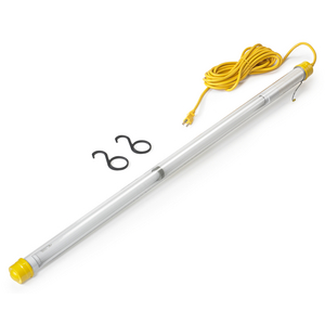 Temporary Lighting Products, 45" Fluorescent Light, 25W, 2125 Lumen Output, 25' Cord