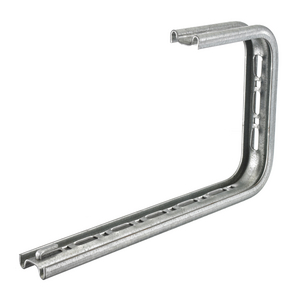 Wire Basket Tray, Overhead Tray, Accessories, Bracket, C-Shaped, For 12" Tray, Pre-Galvanized