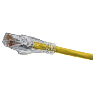 Copper Solutions, Patch Cords, SPEEDGAIN, Cat 5e, Slim, 1' Length, Yellow