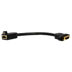 Connector, HDMI, Female to Female Tail, 3" Length, V 1.4