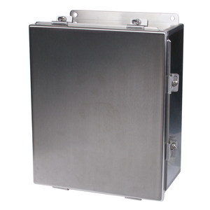 HI-IMPACT Consolidation Point Cabinet, NEMA 4X, Ttainless Steel, 12" H x 12" W x 8" D