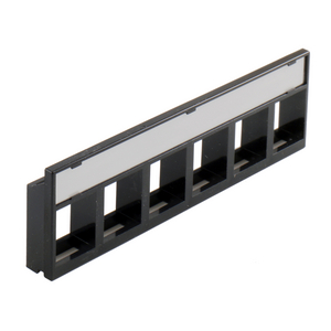 Patch Panel, Jack, Unloaded Adapter, 6-Port