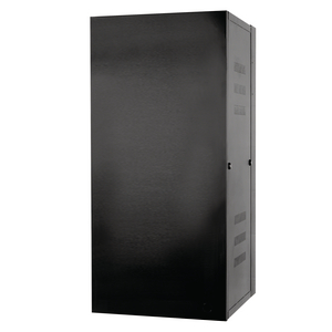 Cabinet Components, QUADCAB 48" H x 20" D, Solid Door, Black