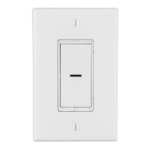 iDevices Wi-Fi Enabled Smart Wall Switch, Works with Amazon Alexa, Apple HomeKit™, and Google Assistant, Single Pole, 3- & 4-Way, 120/277 VAC, White