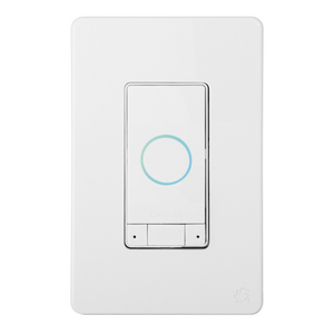 iDevices Instinct Switch, Wi-Fi Enabled Smart Wall Switch with Amazon Alexa Built-In, Single Pole, 120VAC, White