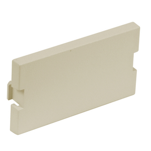 Audio/Video Module, Blank, 1 Unit, Electric Ivory