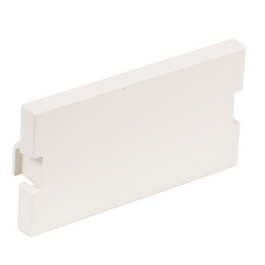 Audio/Video Module, Blank, 1 Unit, White