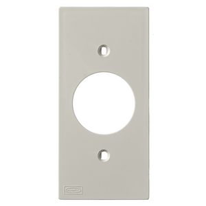 Device Plates and Accessories, Faceplate, KP Series 1-Gang, 1.40" Opening, Office White