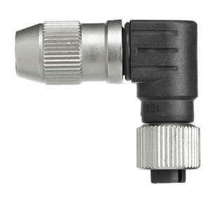 Field Attachable Micro-Quick Control Connectors, Female Angled Plug, 3 Wire, Insulation Displacement