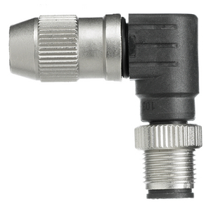 Field Attachable Micro-Quick Control Connectors, Male Angled 4 Wire, Insulation Displacement