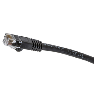 Copper Solutions, Patch Cord, NETSELECT, CAT6, Slim Style, Black, 1' Length