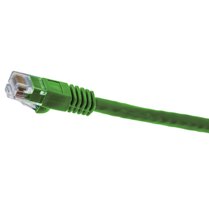 Copper Solutions, Patch Cord, NETSELECT, CAT6, Slim Style, Green, 3' Length