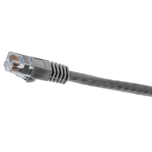 Copper Solutions, Patch Cord, NETSELECT, CAT6, Slim Style, Gray, 1' Length