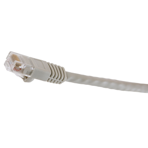 Copper Solutions, Patch Cord, NETSELECT, CAT6, Slim Style, White, 1' Length