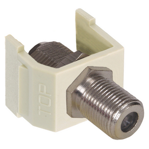 Net Select, Snap-Fit, With F Connector, Ivory