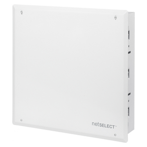 netSELECT Cabinet, 14" H, With Panel Cover, White